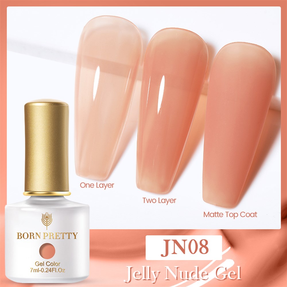 BORN PRETTY PRO JELLY NUDE GEL  7 ML KALICI OJE JN08