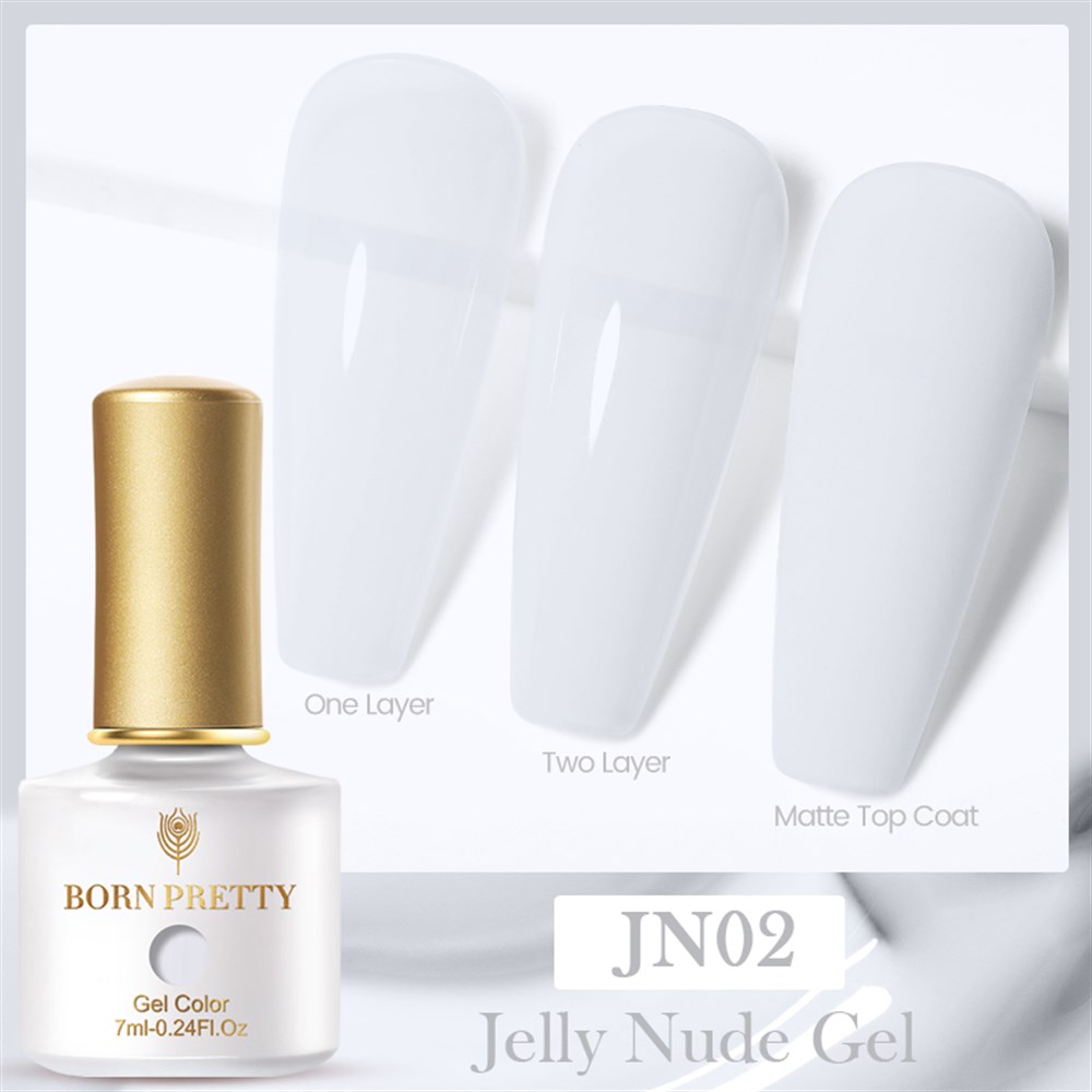 BORN PRETTY PRO JELLY NUDE GEL  7 ML KALICI OJE JN02