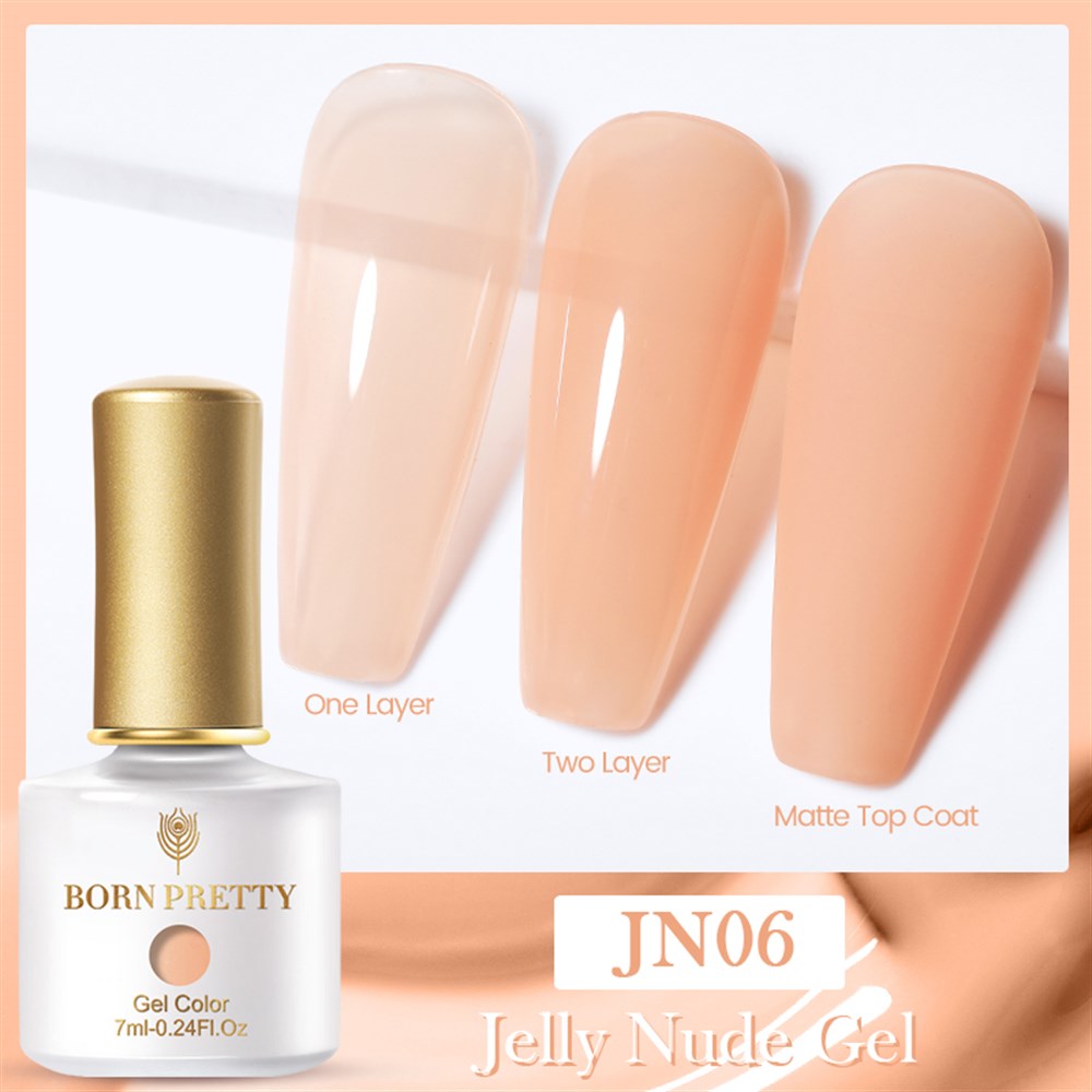 BORN PRETTY PRO JELLY NUDE GEL  7 ML KALICI OJE JN06