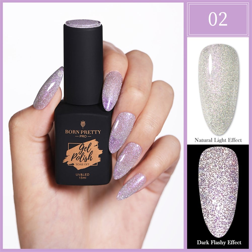 BORN PRETTY PRO TRUBUTY SERİSİ 15 ML REFLEKTÖRLÜ KALICI OJE 02