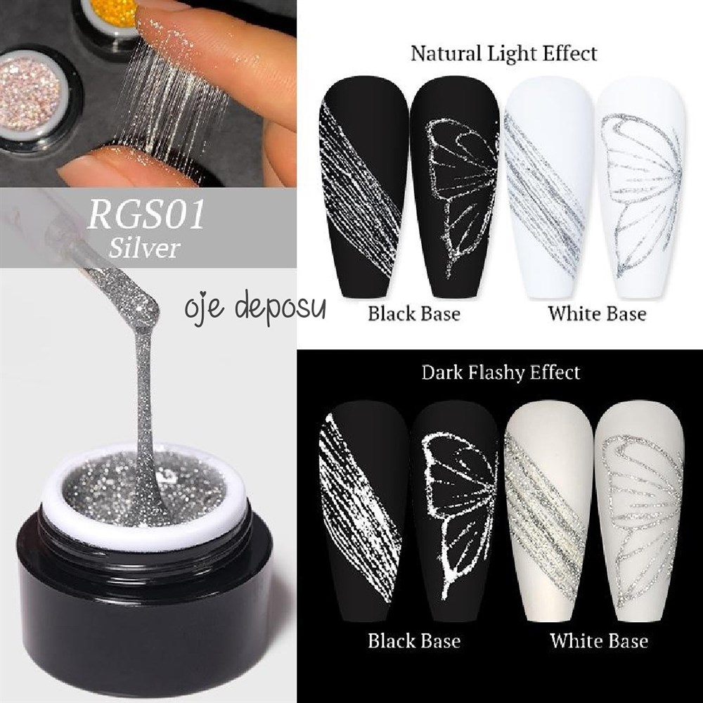 BORN PRETTY REFLECTIVE (REFLEKTÖRLÜ) SPIDER JEL 01