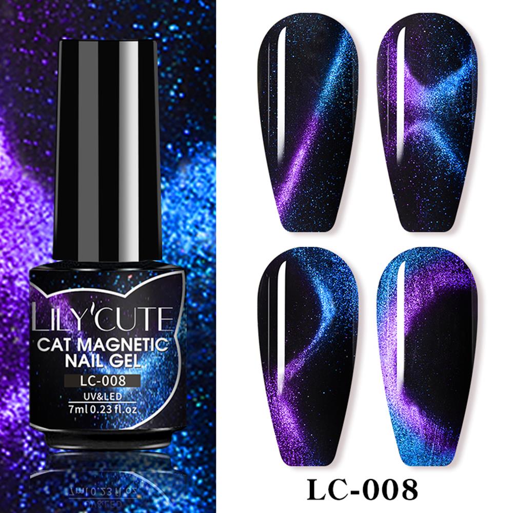 Lily'Cute 7ml Cat Magnetic Uv Nail Gel LC-008