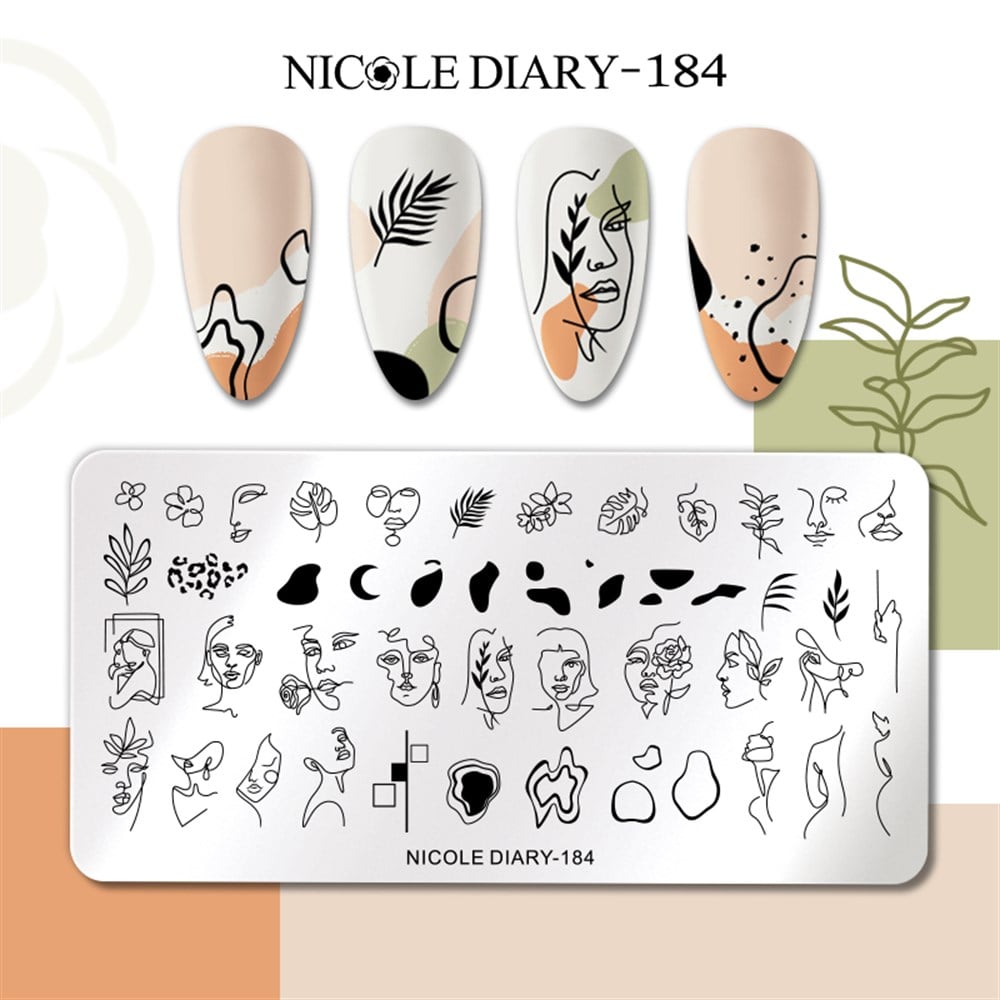 NICOLE DIARY BASKI DESEN PLAKASI 184