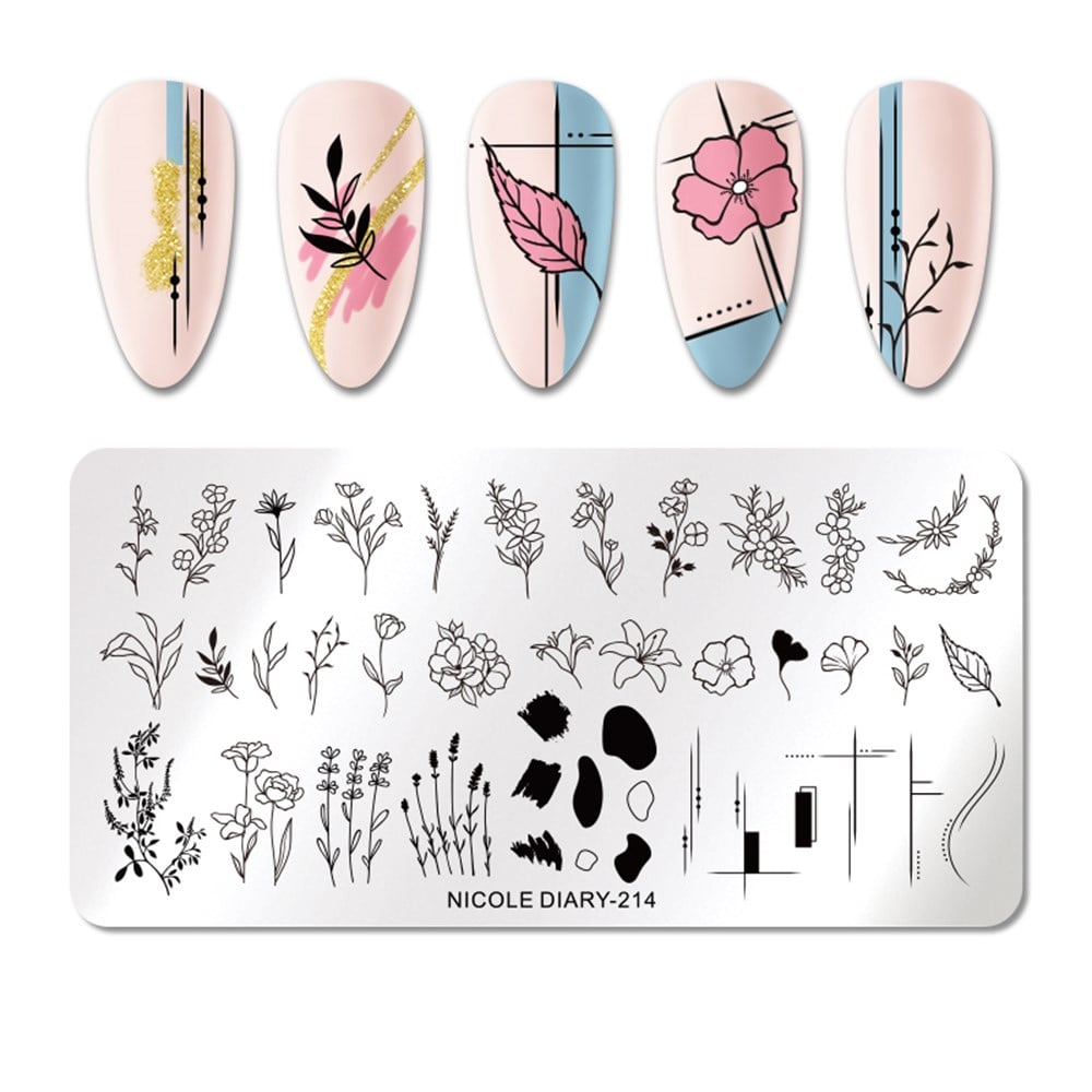NICOLE DIARY BASKI DESEN PLAKASI 214