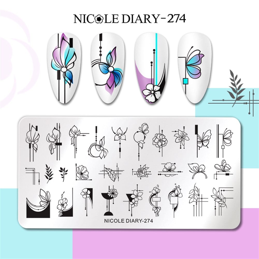 NICOLE DIARY BASKI DESEN PLAKASI 274