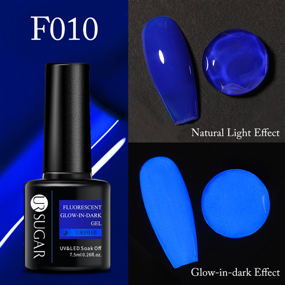 UR SUGAR NEON FLORESAN (KARANLIKTA PARLAYAN)  7,5ml UV KALICI OJE  URF010