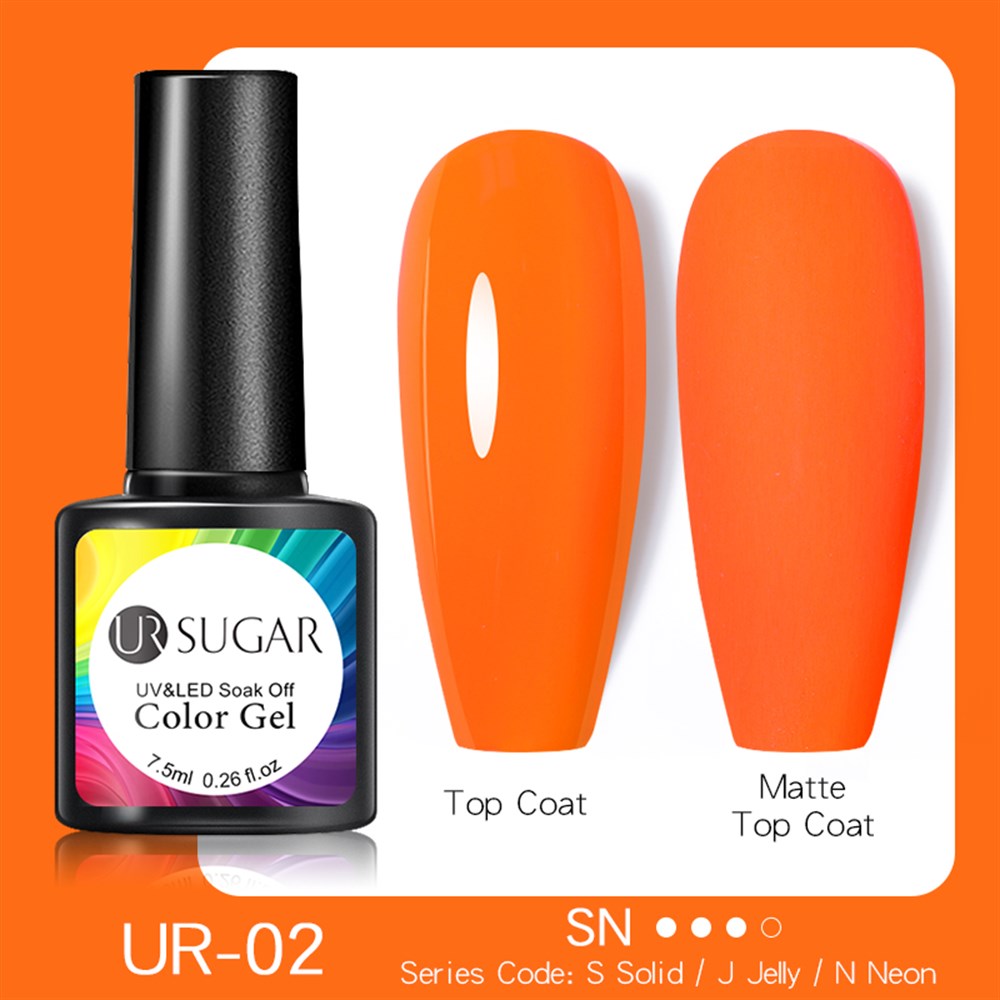 UR SUGAR Neon (Floresan)Oje Karanlıkta Parlayan Kalıcı Oje 02