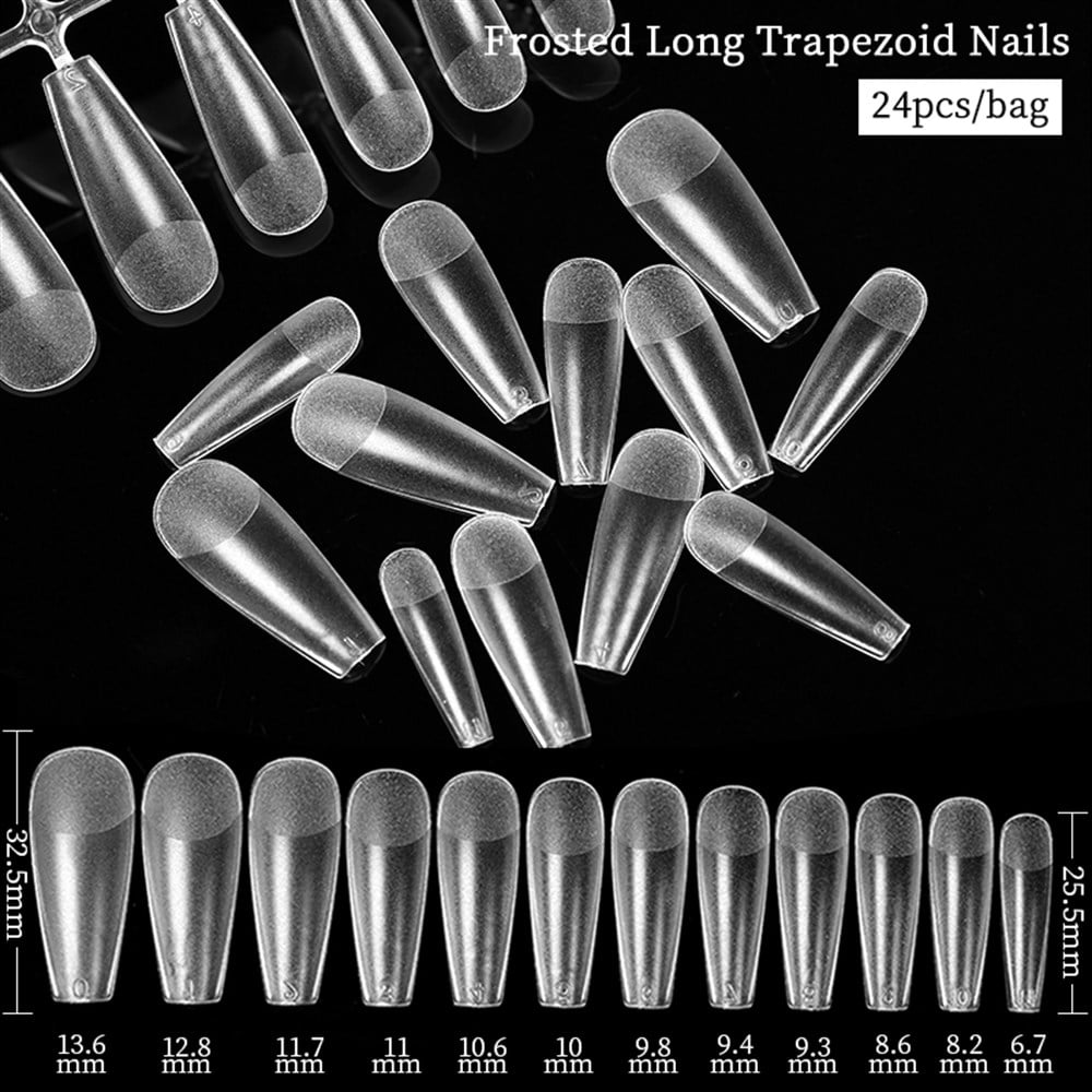 YENİ NESİL ORJİNAL JEL TİPS KONIK MODEL 02 BUZLU  (250 ADET ) 