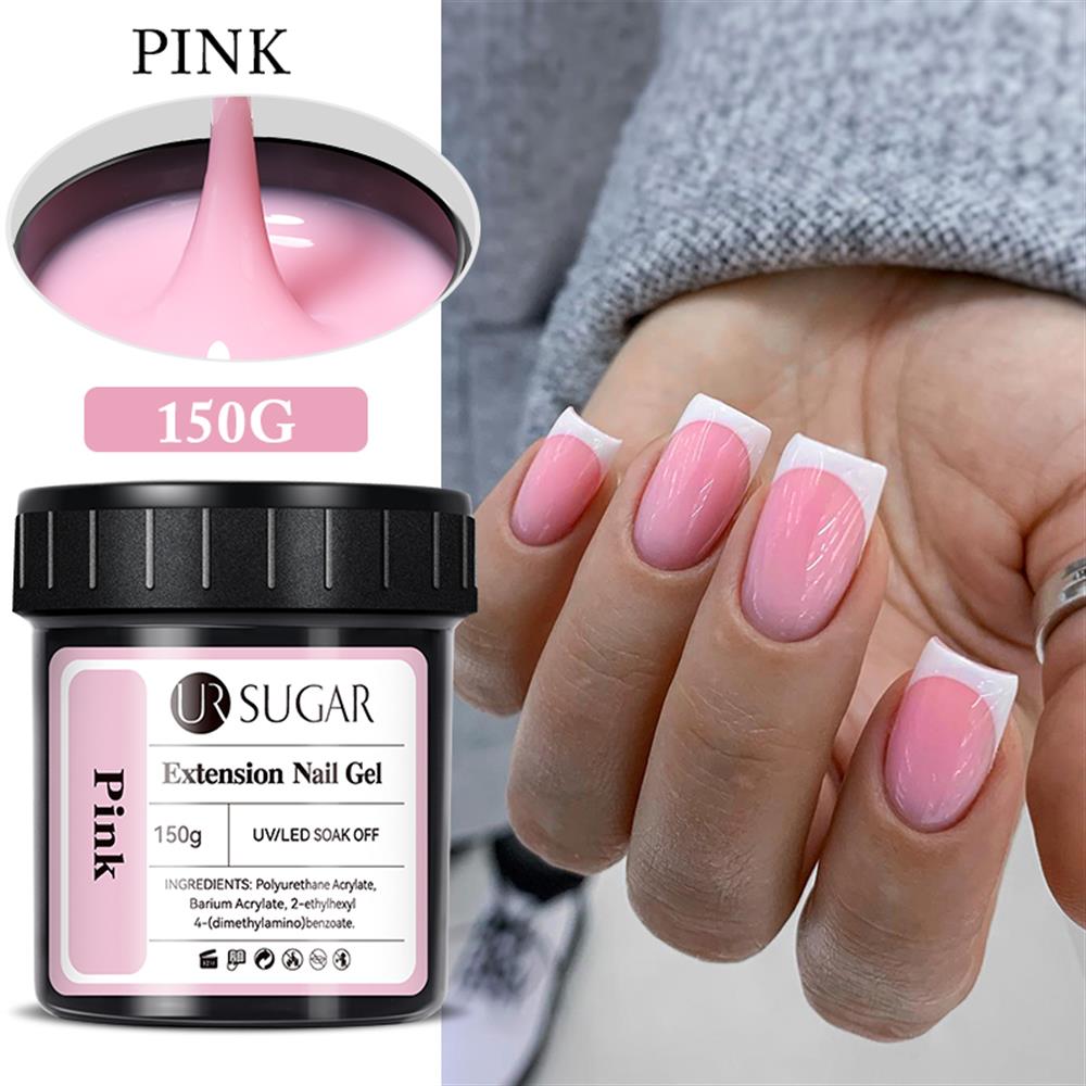  UR SUGAR 150ml BUILDER EXTENSION NAIL GEL (UZATMA JELİ)PINK (PEMBE)
