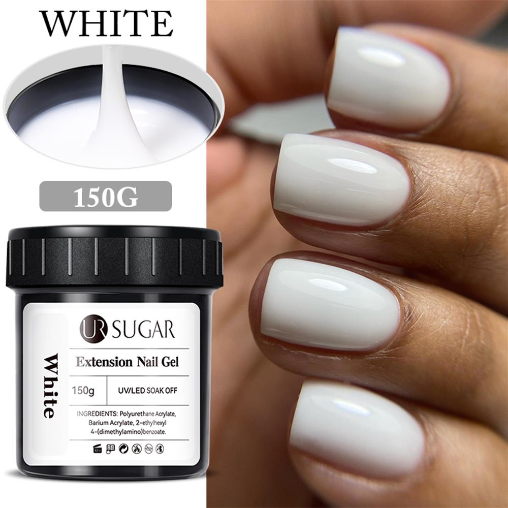  UR SUGAR 150ml BUILDER EXTENSION NAIL GEL (UZATMA JELİ) WHITE (BEYAZ)