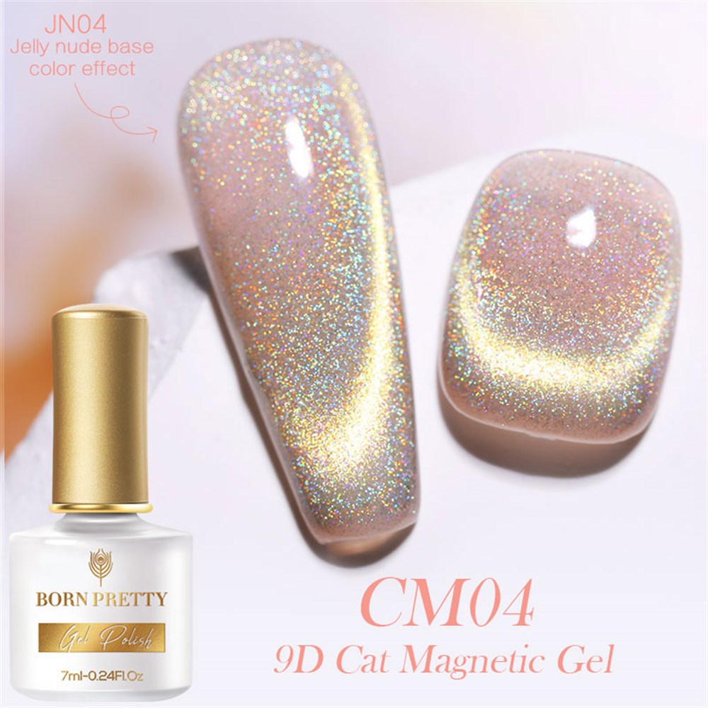 BORN PRETTY 7ml  9D CAT MAGNETIC GEL (9 D KEDİ GÖZÜ KALICI OJE ) CM04