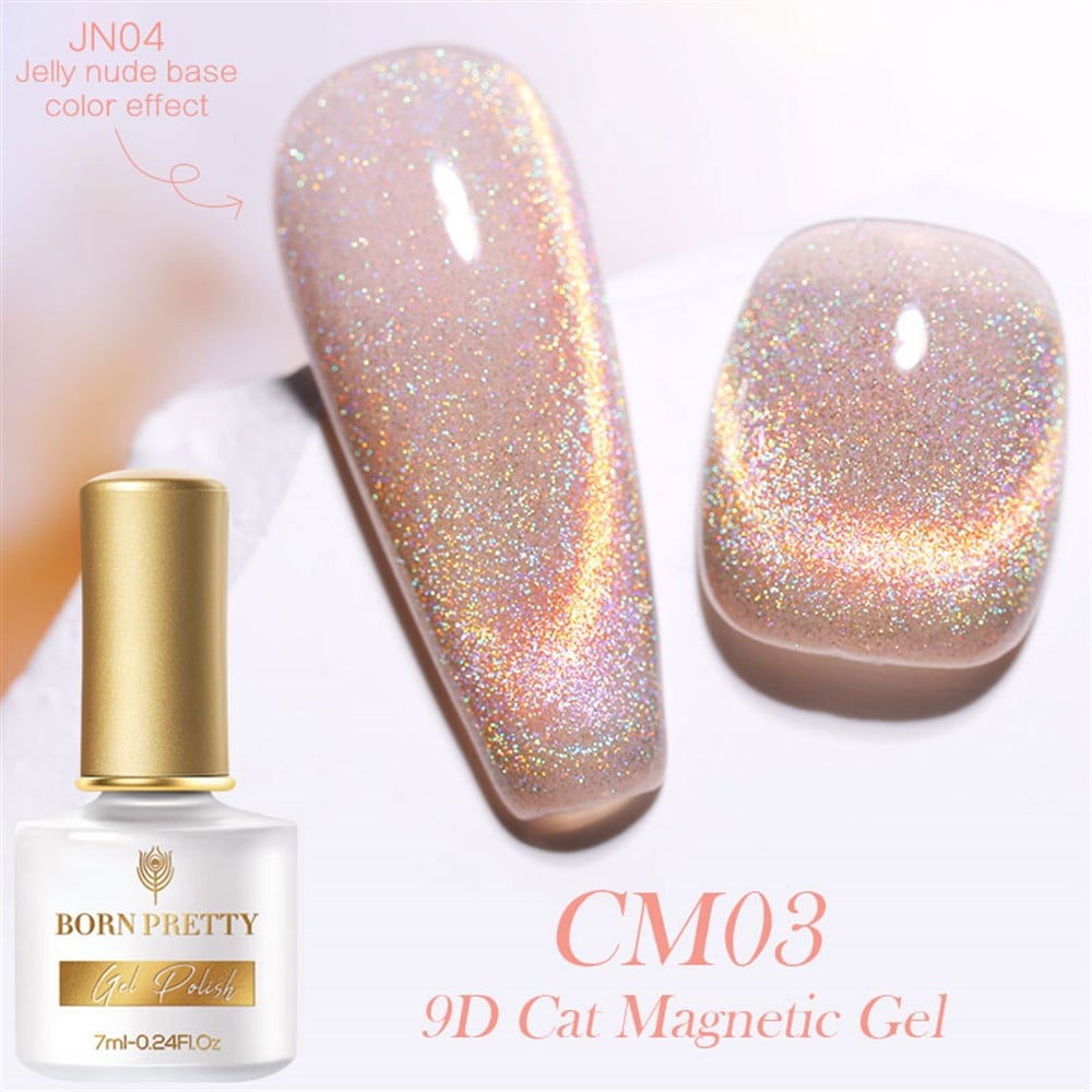 BORN PRETTY 7ml  9D CAT MAGNETIC GEL (9 D KEDİ GÖZÜ KALICI OJE ) CM03