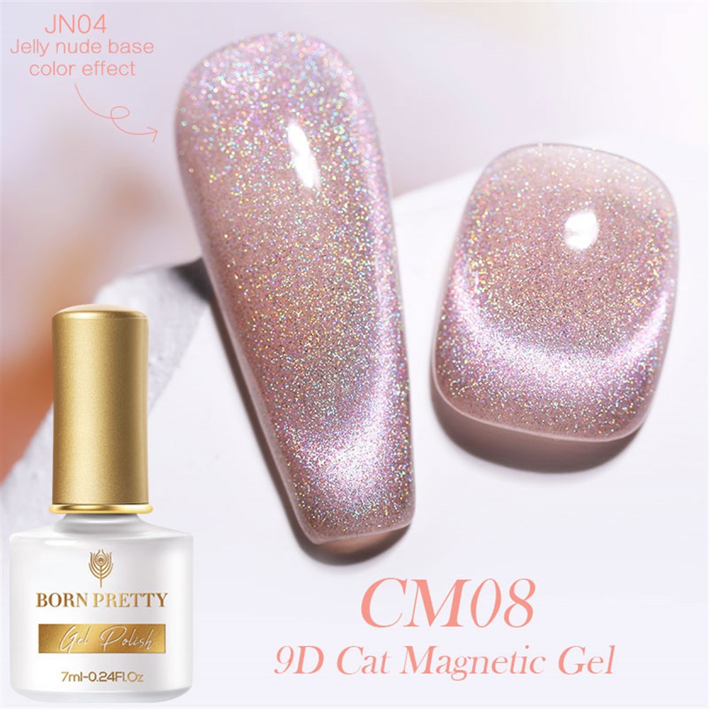 BORN PRETTY 7ml  9D CAT MAGNETIC GEL (9 D KEDİ GÖZÜ KALICI OJE ) CM08