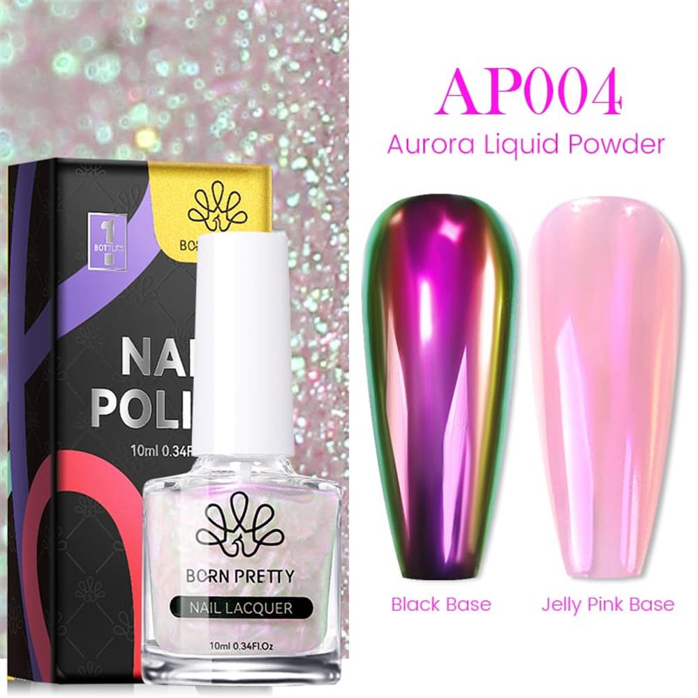 BORN PRETTY 10ML AURORA CROME LIQUID POWDER (SIVI KROM AYNA İNCİ TOZU ) AP004