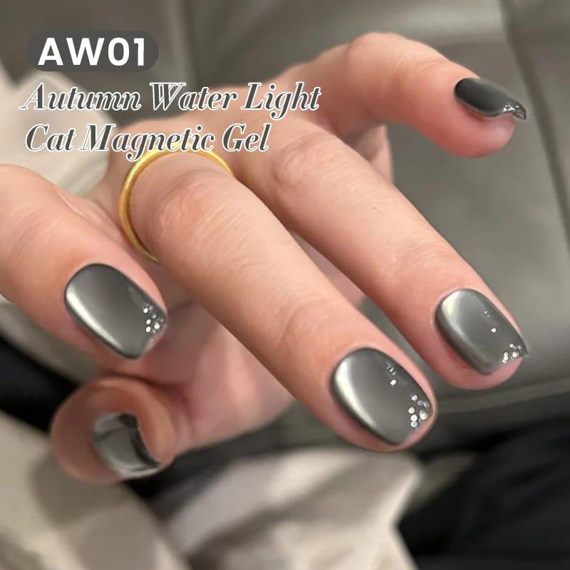 BORN PRETTY 10ml Autumn Water Light Cat Magnetic Gel Nail Polish AW01