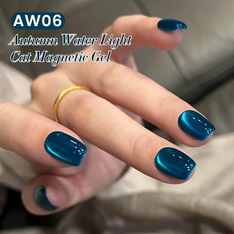 BORN PRETTY 10ml Autumn Water Light Cat Magnetic Gel Nail Polish AW06