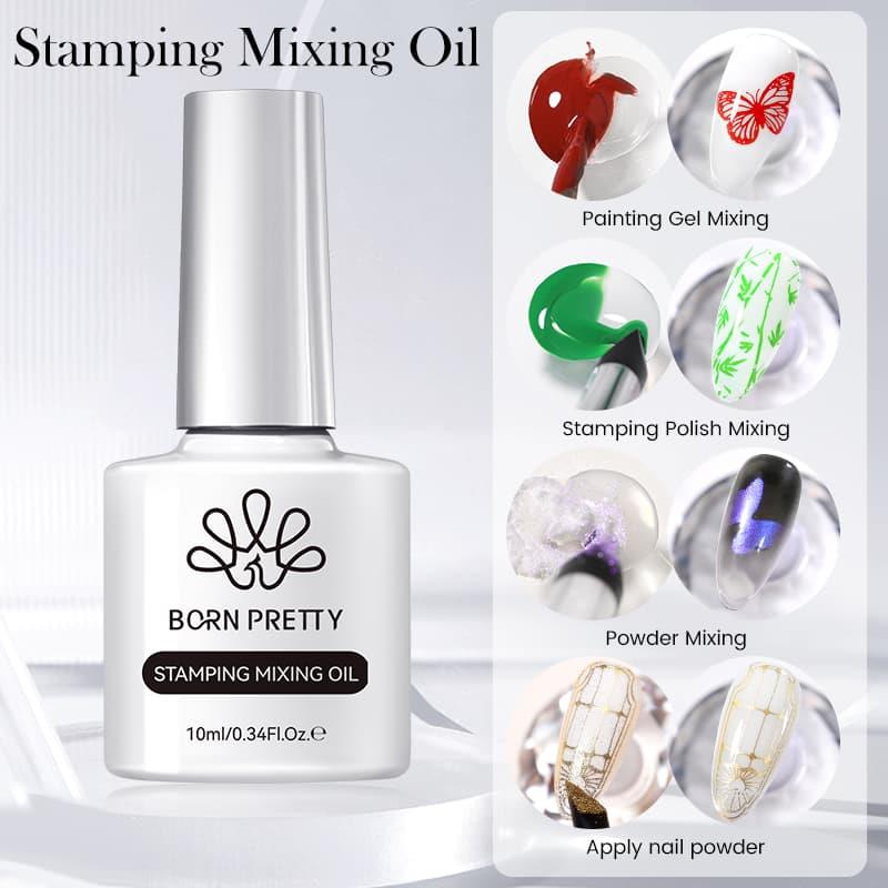 BORN PRETTY 10ml Clear Stamping Mixing Oil