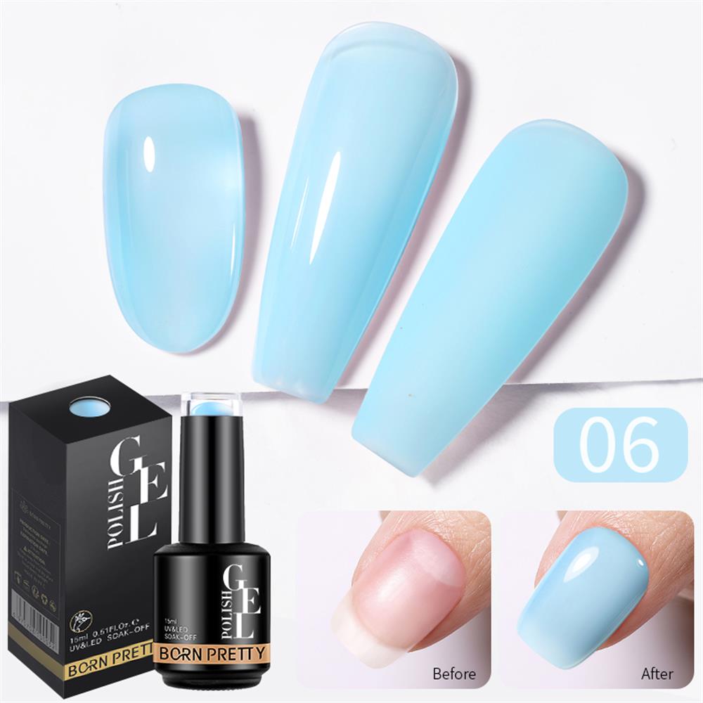 BORN PRETTY 15ml 2in1 RUBBER BASE GEL 06