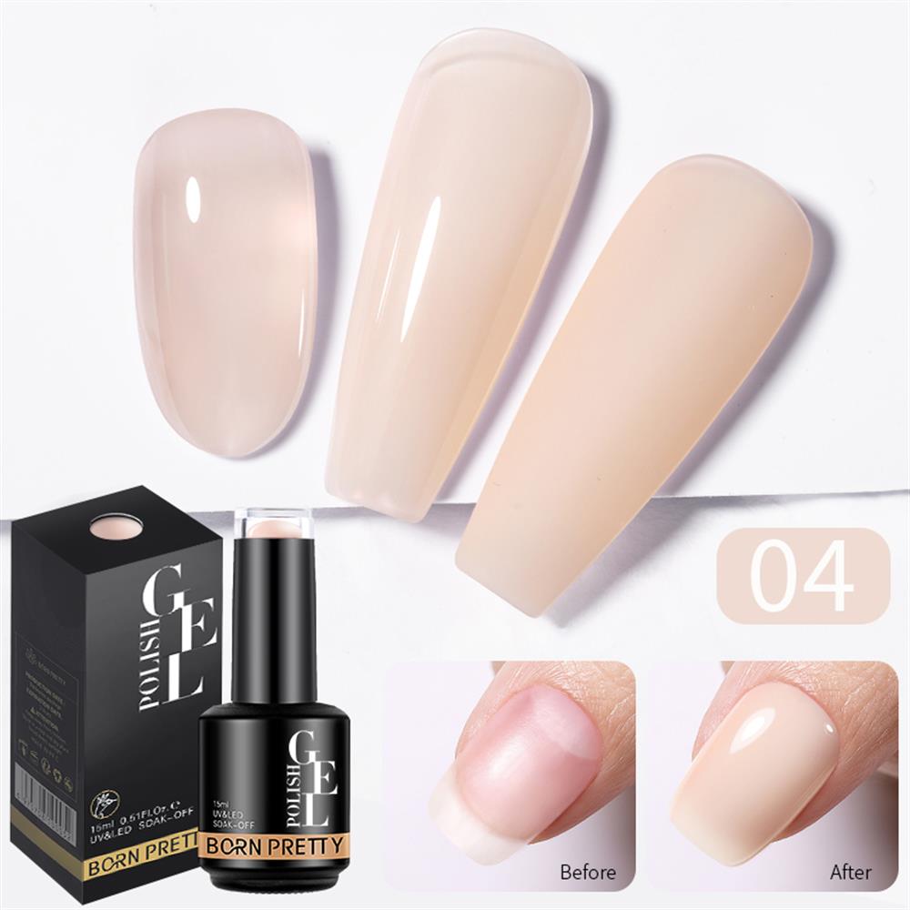 BORN PRETTY 15ml 2in1 RUBBER BASE GEL 04