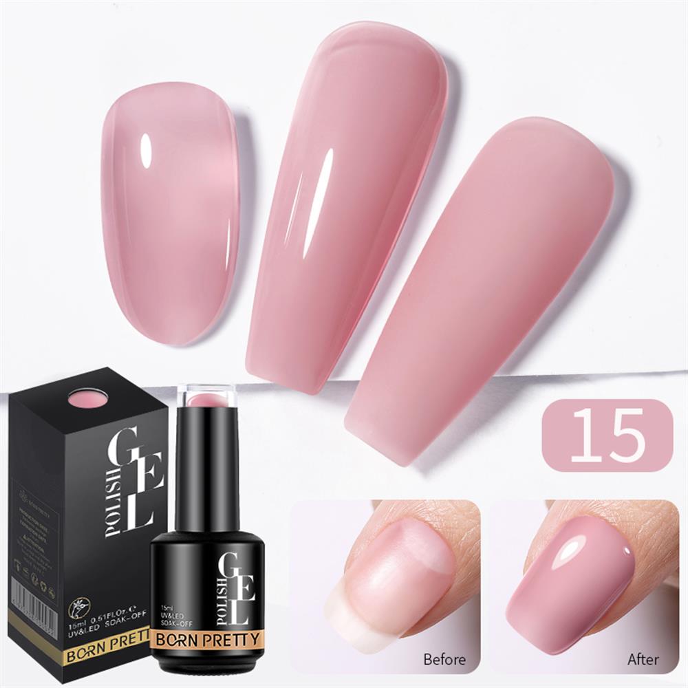 BORN PRETTY 15ml 2in1 RUBBER BASE GEL 15