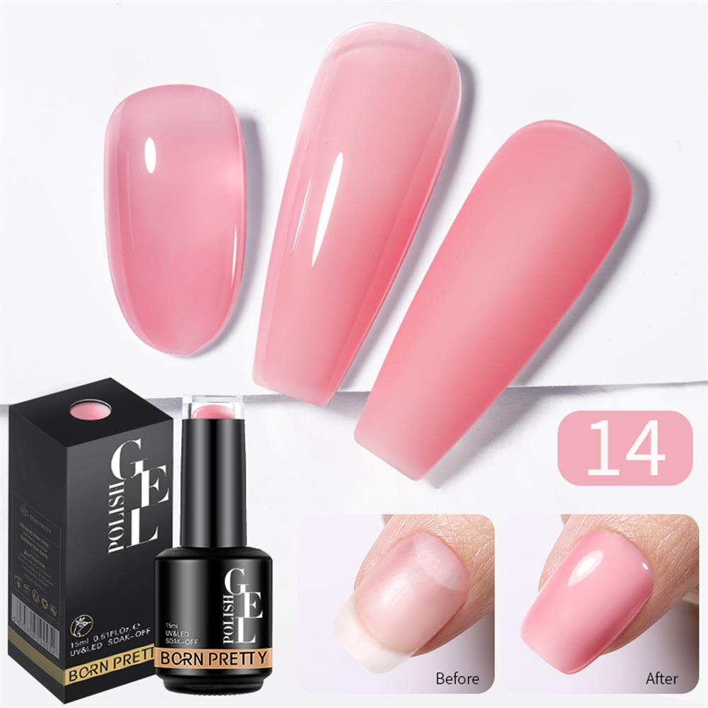 BORN PRETTY 15ml 2in1 RUBBER BASE GEL 14