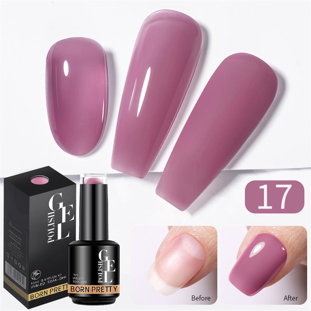 BORN PRETTY 15ml 2in1 RUBBER BASE GEL 17