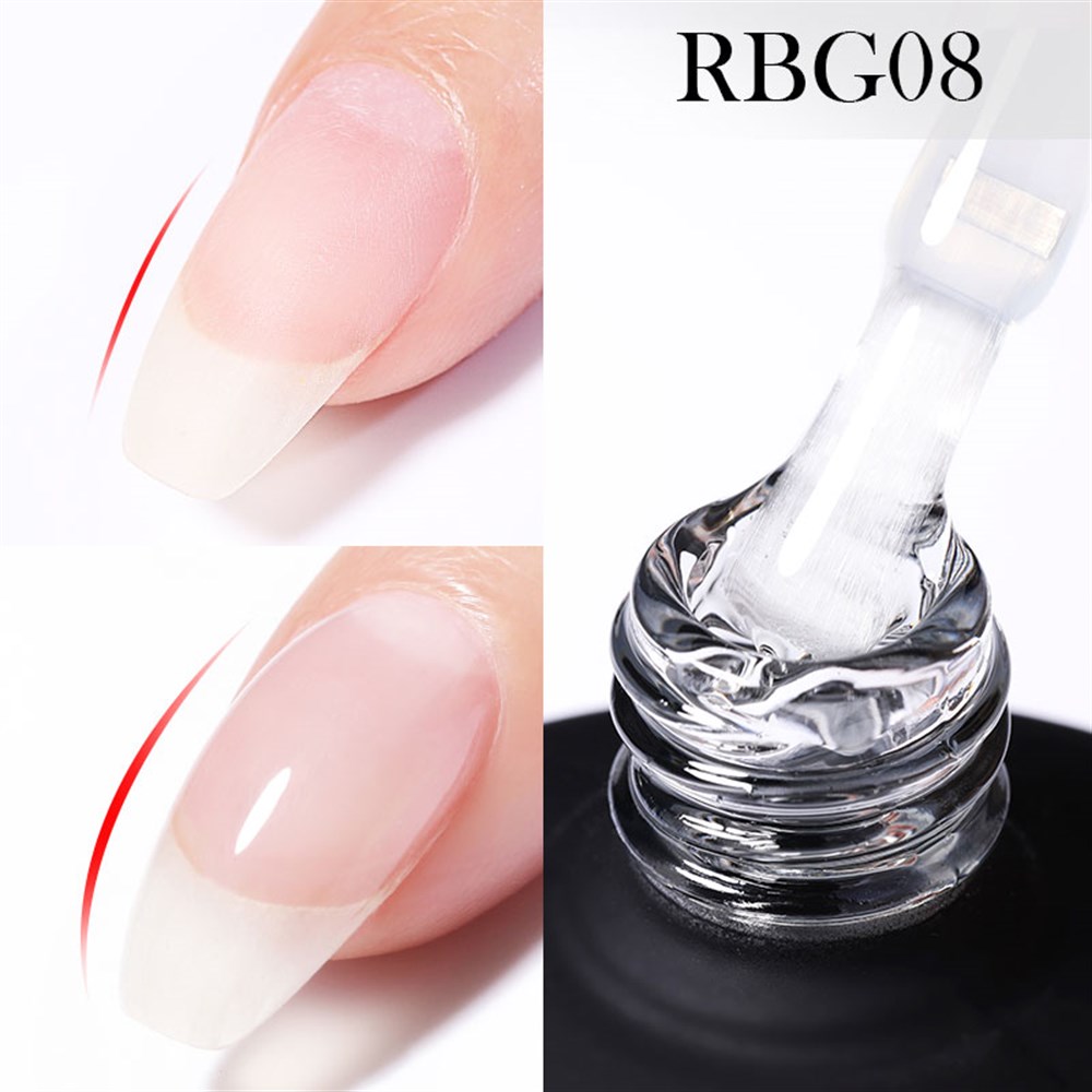 BORN PRETTY 15ml CLEAR (ŞEFFAF) RUBBER BASE GEL RBG08