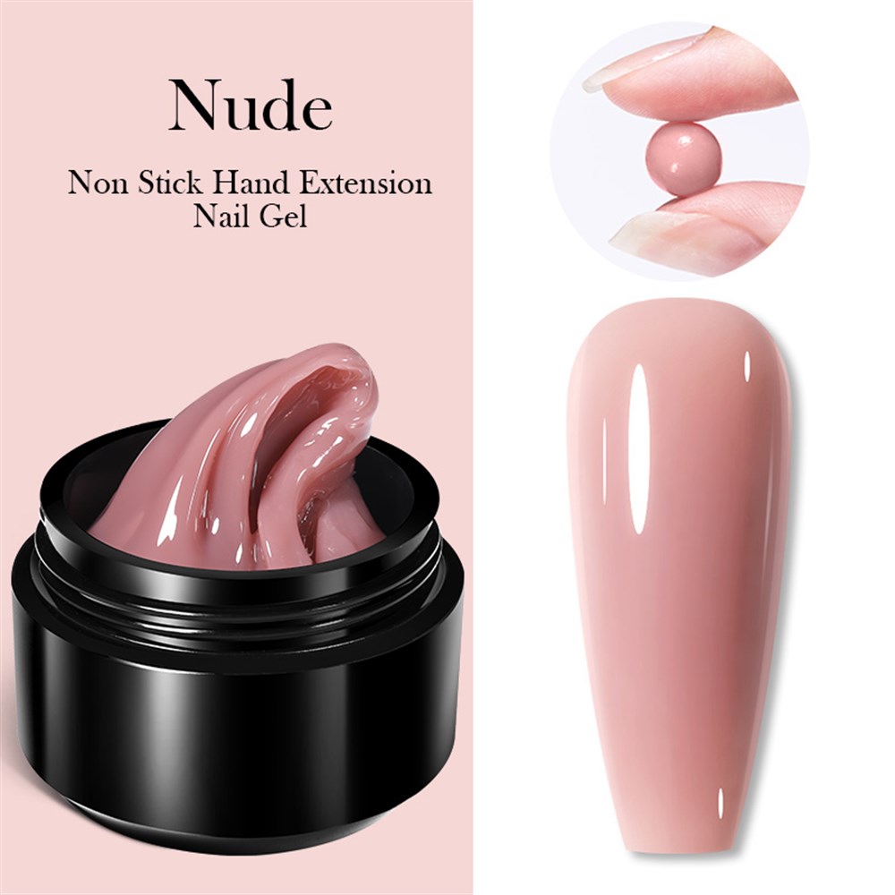 BORN PRETTY 15ml NON STICK EXTENSSION GEL (Yapışkan katsız katı tırnak uzatma jeli) 03 NUDE