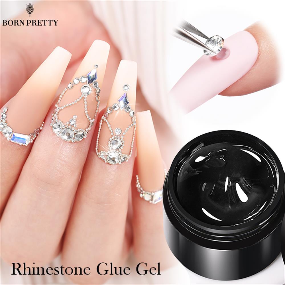 BORN PRETTY  5 gr Rhinestones Tutkal Tırnak charm taş  Süslemeleri Yapıştırıcısı