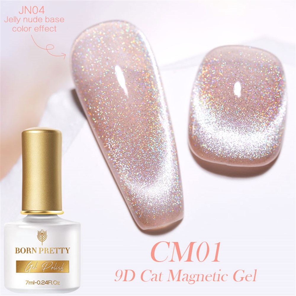 BORN PRETTY 7ml  9D CAT MAGNETIC GEL (9 D KEDİ GÖZÜ KALICI OJE ) CM01