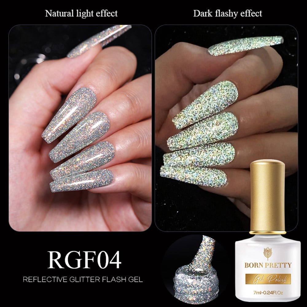 BORN PRETTY 7ML REFLECTIVE FLASH GEL ( REFLEKTÖRLÜ FLASH KALICI OJE ) RGF04