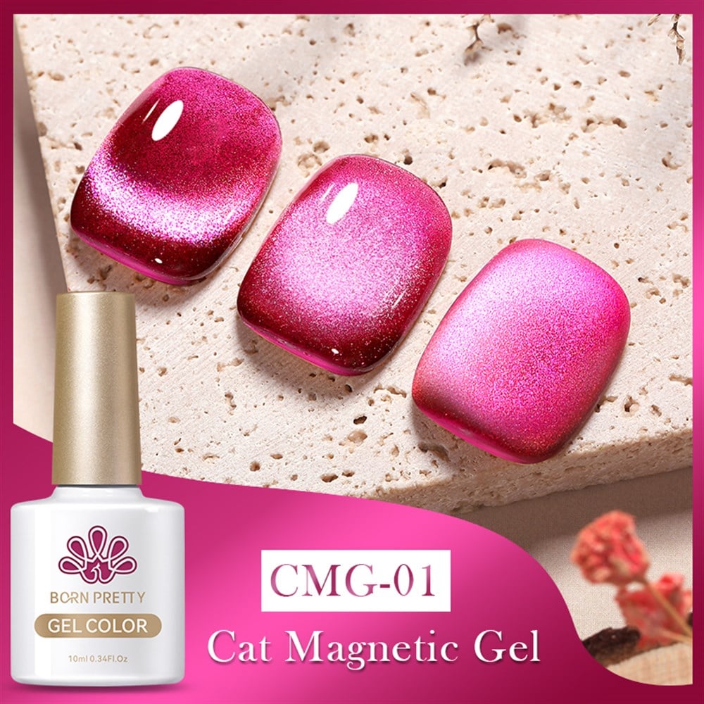 BORN PRETTY AMBER CAT MAGNETIC GEL (AMBER KEDİ GÖZÜ MANYETİK )10ml KALICI OJE CGM01