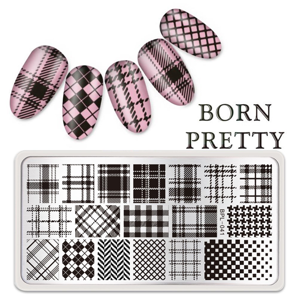 BORN PRETTY BASKI DESEN PLAKASI BP L041