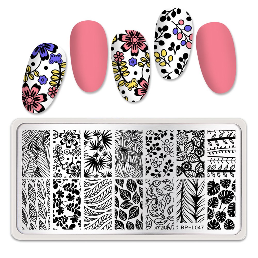 BORN PRETTY BASKI DESEN PLAKASI BP L047