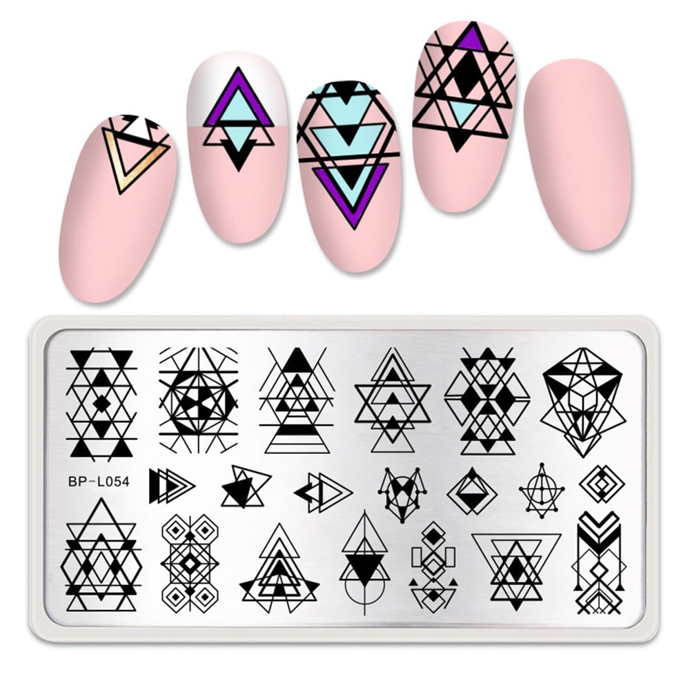 BORN PRETTY BASKI DESEN PLAKASI BP L054