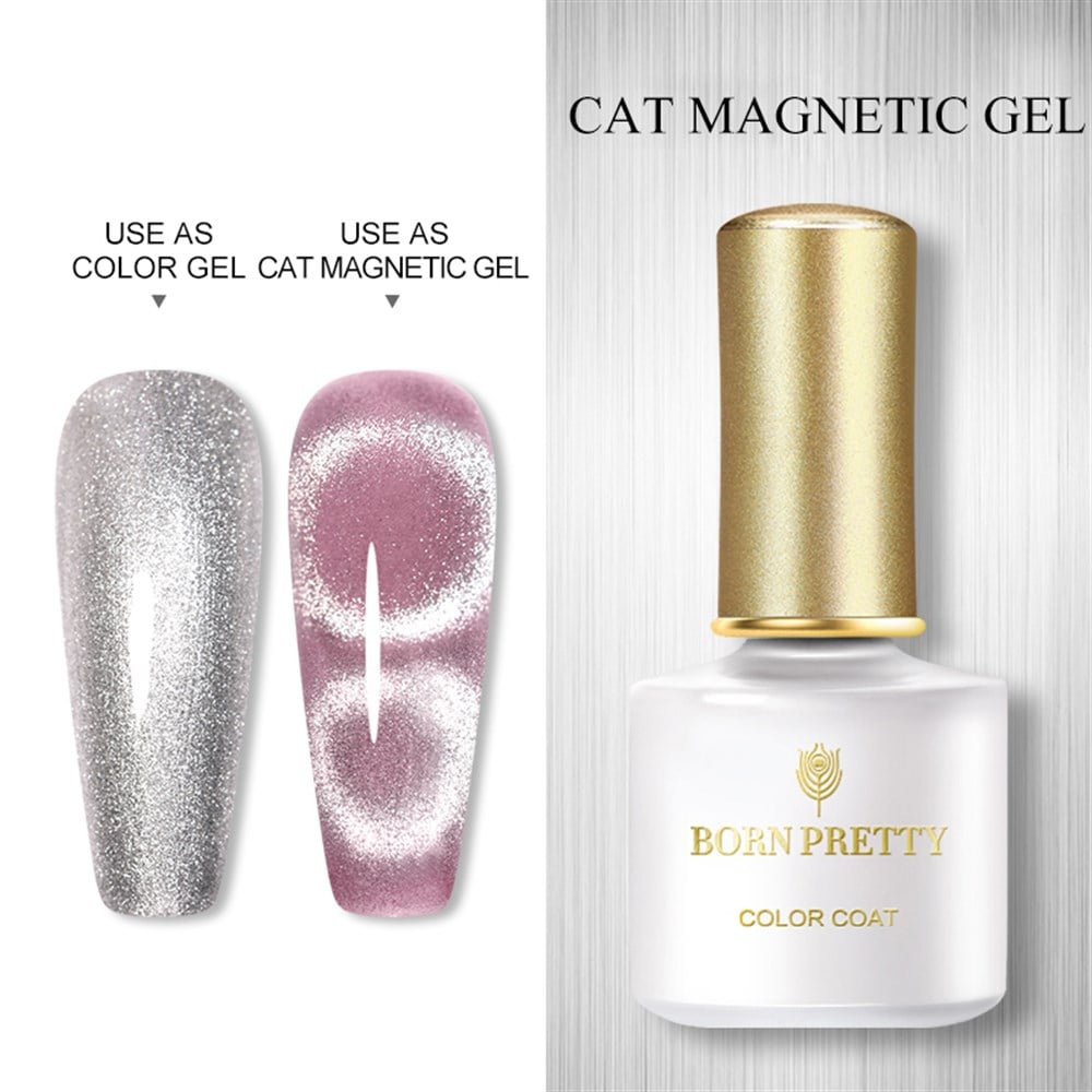BORN PRETTY CAT EYE (KEDİ GÖZÜ) MANYETİK GEL SİLVER 