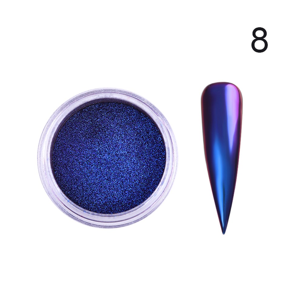 Born Pretty Chameleon Acrylic Crome Mirror Nail Powder (Bukalemun Krom tozu) 08