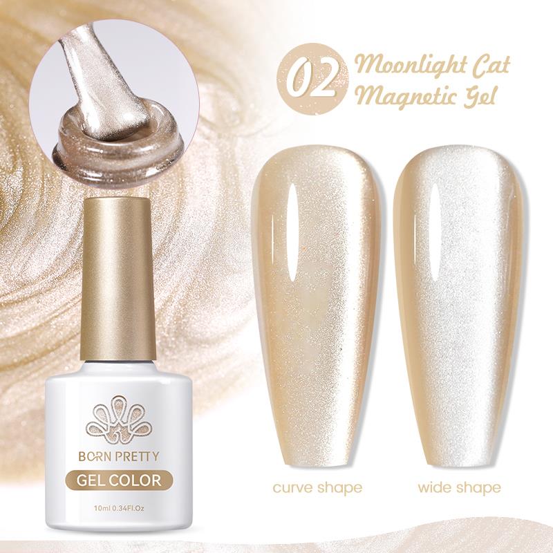 BORN PRETTY MOONLIGHT CAT MAGNETIC GEL (KEDİ GÖZÜ KALICI OJE ) 02