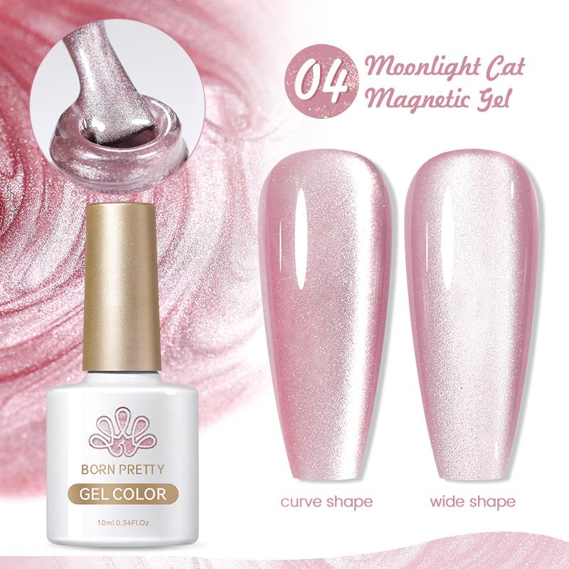 BORN PRETTY MOONLIGHT CAT MAGNETIC GEL (KEDİ GÖZÜ KALICI OJE ) 04