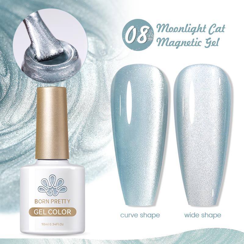 BORN PRETTY MOONLIGHT CAT MAGNETIC GEL (KEDİ GÖZÜ KALICI OJE ) 08