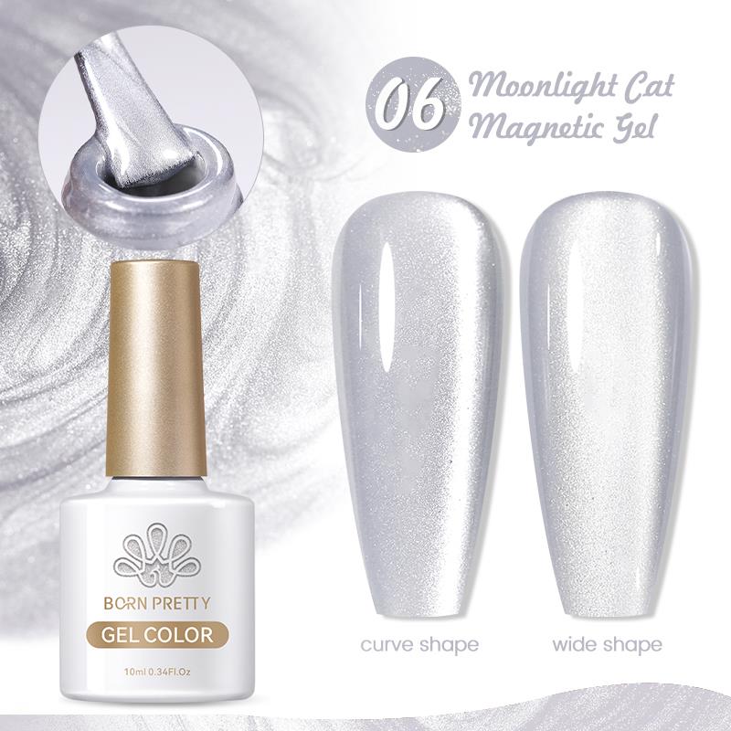 BORN PRETTY MOONLIGHT CAT MAGNETIC GEL (KEDİ GÖZÜ KALICI OJE ) 06