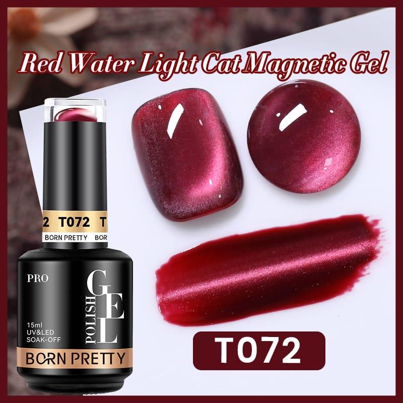 BORN PRETTY PRO 15ml Red Cat Magnetic Gel Polish T072