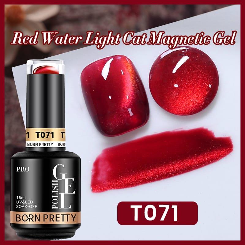 BORN PRETTY PRO 15ml Red Cat Magnetic Gel Polish T071