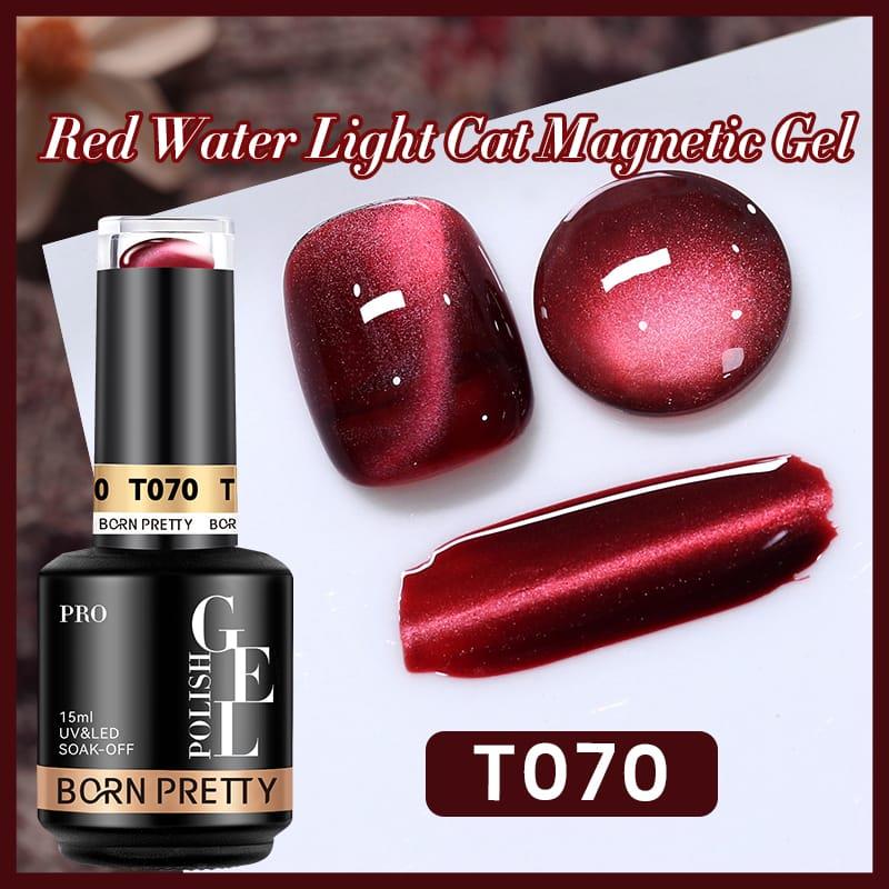 BORN PRETTY PRO 15ml Red Cat Magnetic Gel Polish T070