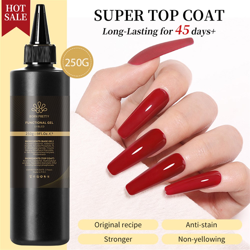 BORN PRETTY PRO 250GR SUPER TOP COAT 