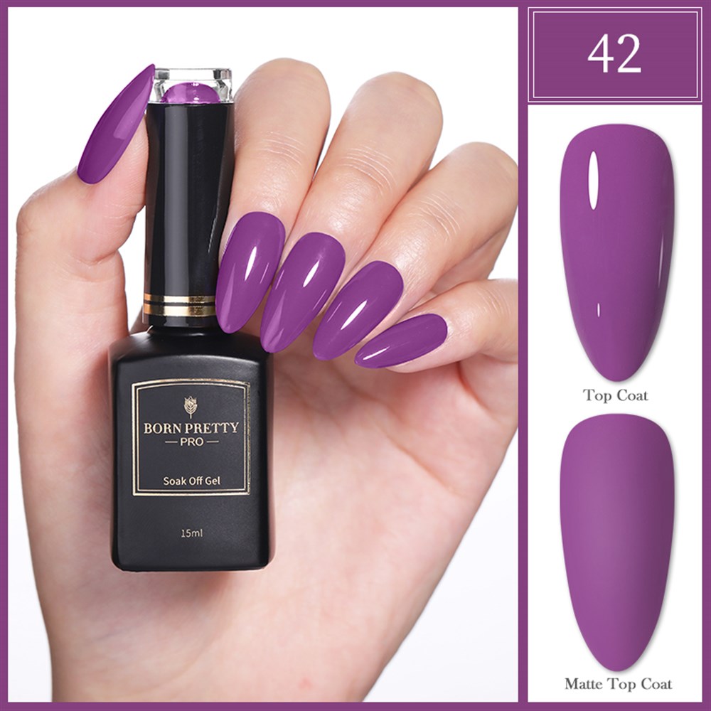 BORN PRETTY PRO BLACK GOLD SERİSİ 15 ML KALICI OJE 42