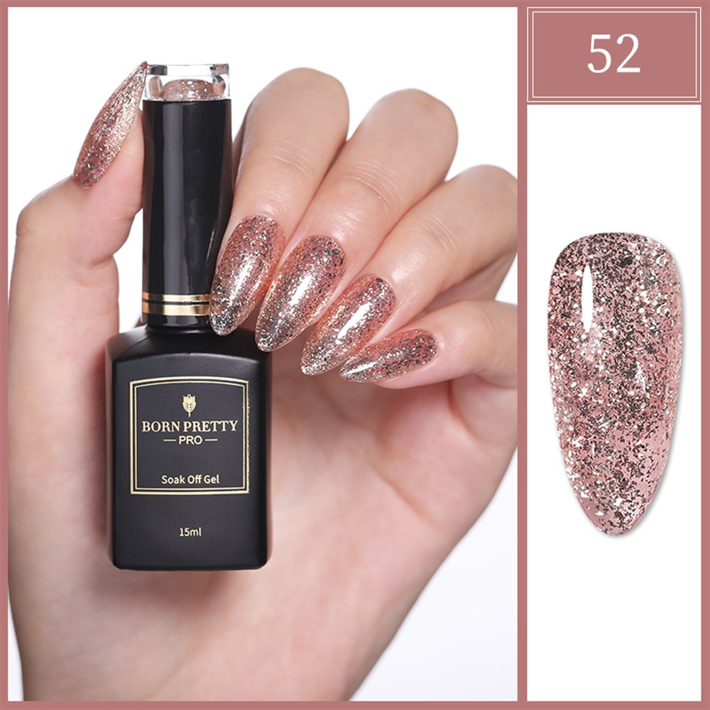 BORN PRETTY PRO BLACK GOLD SERİSİ 15 ML KALICI OJE 52