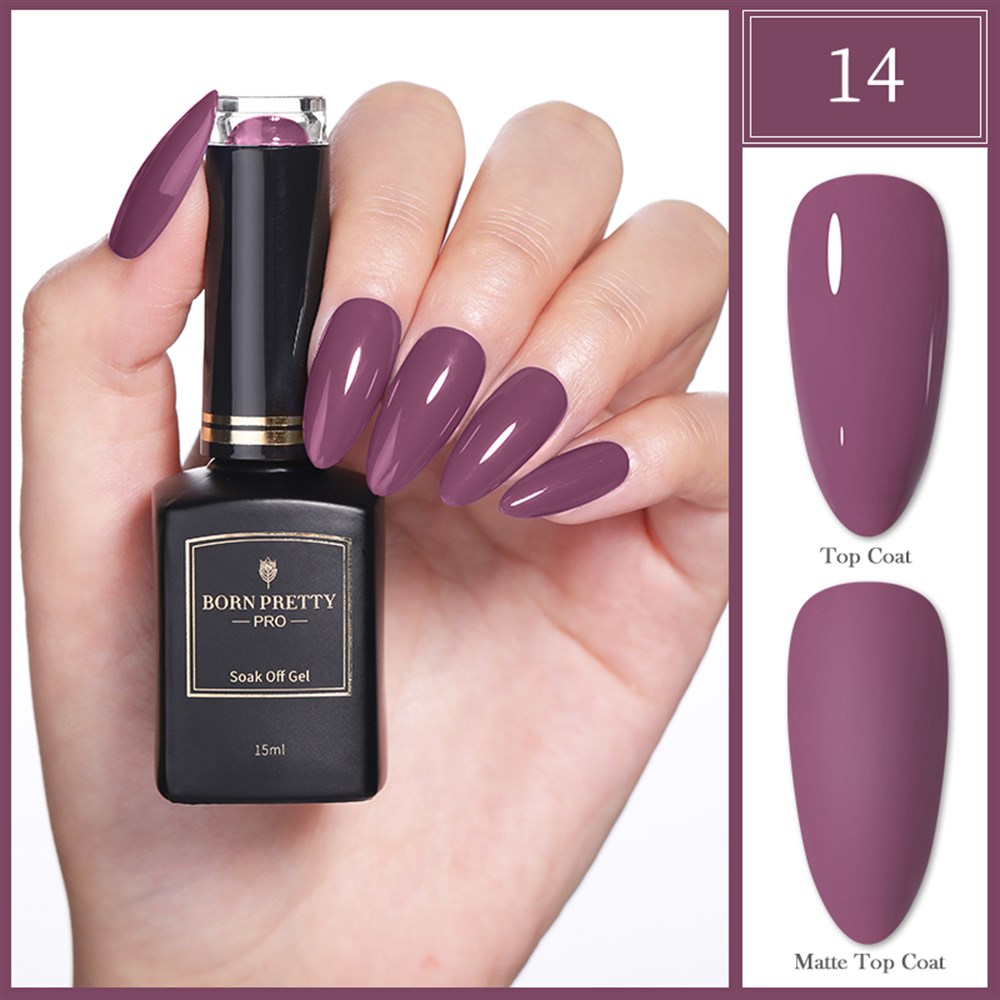 BORN PRETTY PRO BLACK GOLD SERİSİ 15 ML KALICI OJE 14