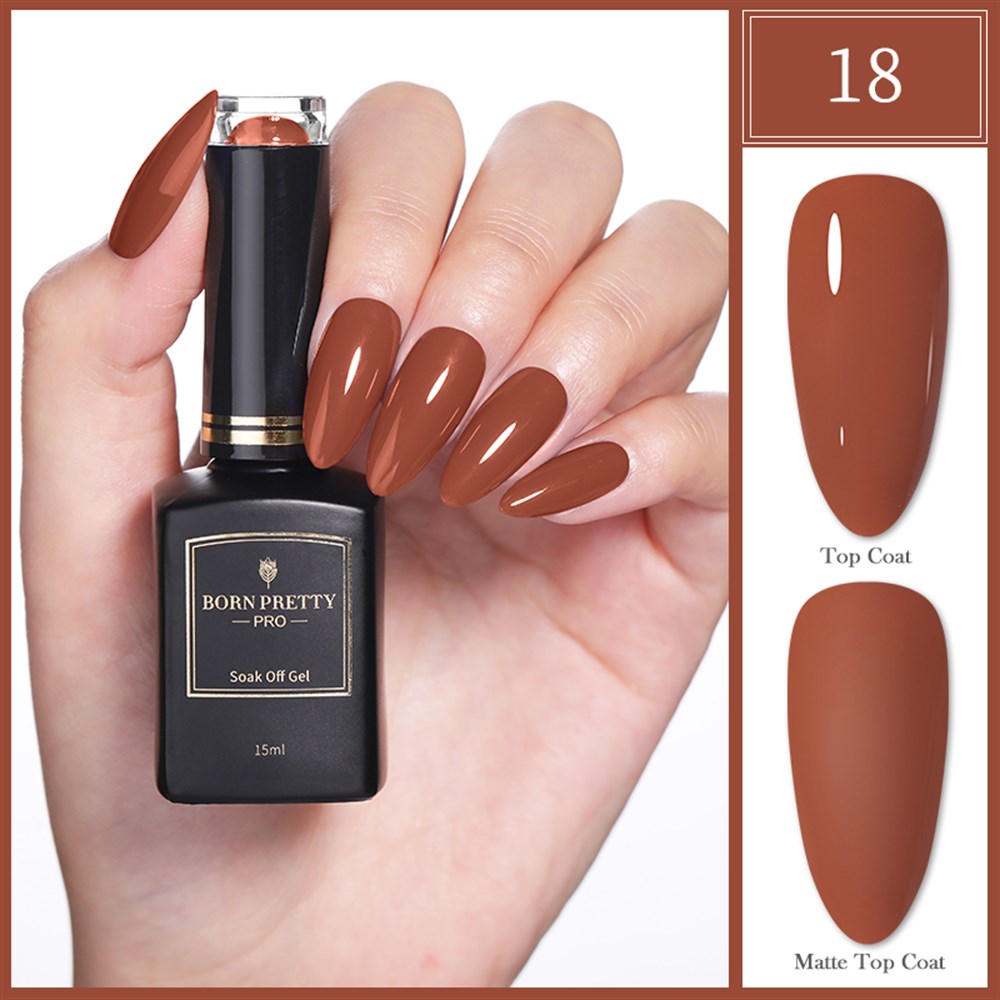 BORN PRETTY PRO BLACK GOLD SERİSİ 15 ML KALICI OJE 18