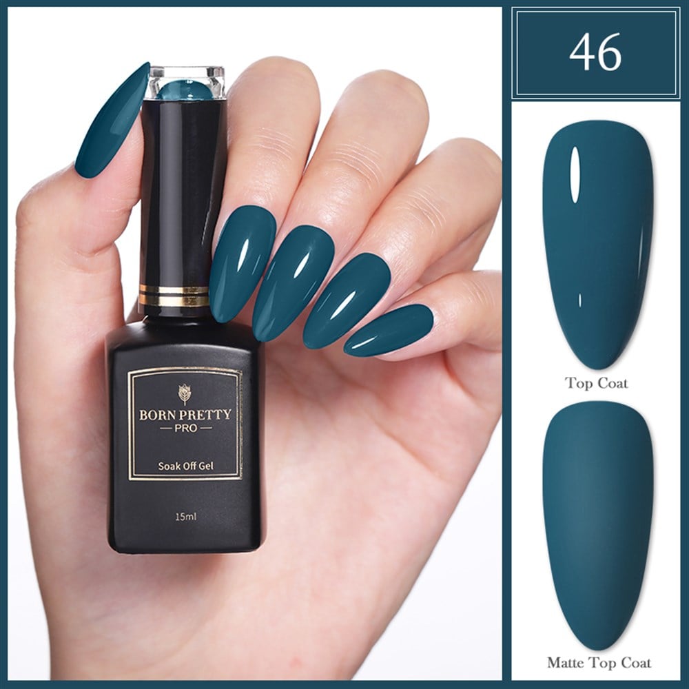 BORN PRETTY PRO BLACK GOLD SERİSİ 15 ML KALICI OJE 46